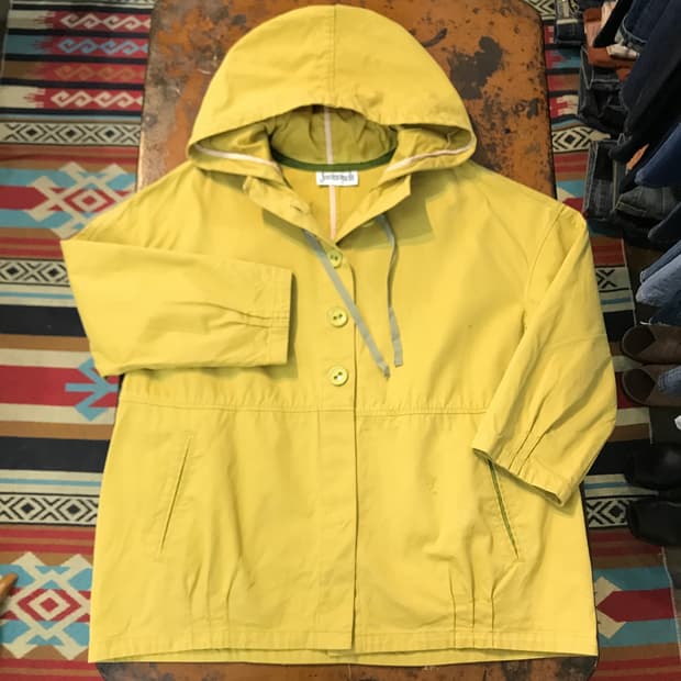 Japan vtg 일본 빈티지 베이지 후드 마운틴 자켓 여성 55 사이즈