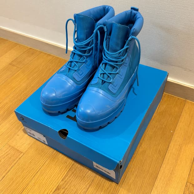 컨버스 x 앰부시 척테일러 덕부츠 하이 블루 UK10 풀박스