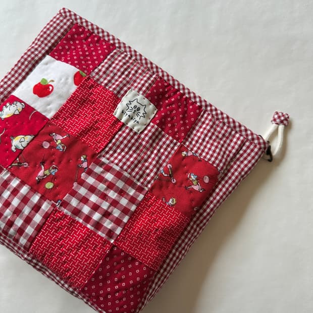 퀼트 파우치 / 핸드메이드 / 큰 사이즈