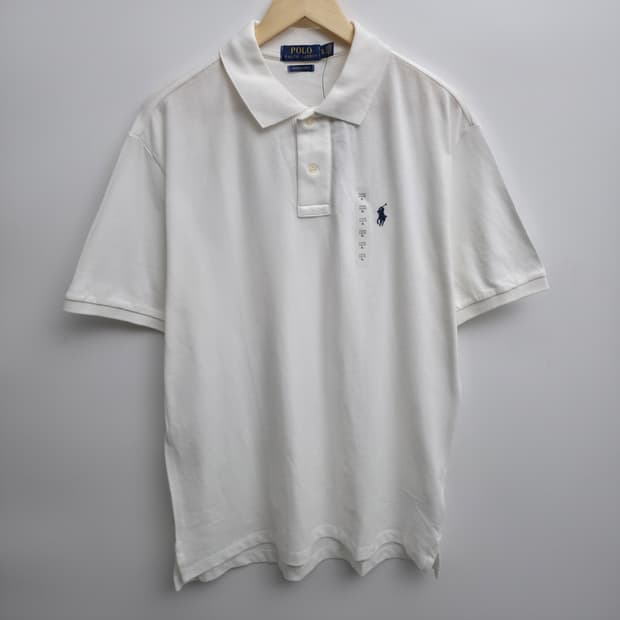 [XL] 새상품 폴로 랄프로렌 화이트 카라티