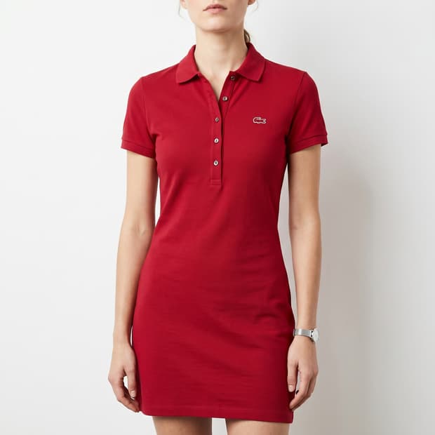  [정품] 라코스테 여성 슬림핏 폴로 원피스 (EF8470) 36