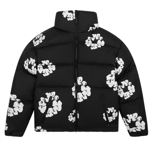 데님티어스 코튼리스 패딩 블랙