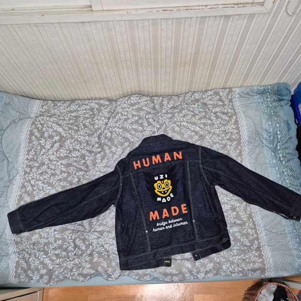 휴먼 메이드 우지 메이드 데님 자켓 인디고