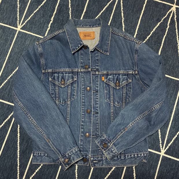 리바이스 오렌지탭 데님자켓 M