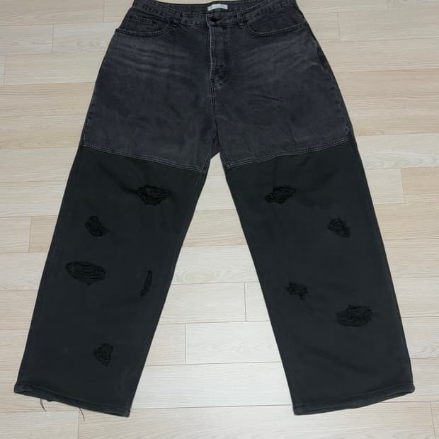 언더마이카 디발 리얼 디바이드 데미지 워시드 팬츠 잉크웰