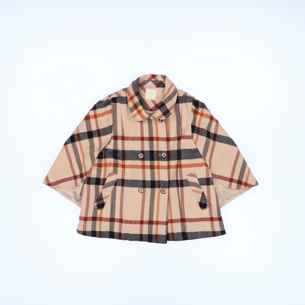 15Y 닥스 키즈 케이프 망토 코트 N7416