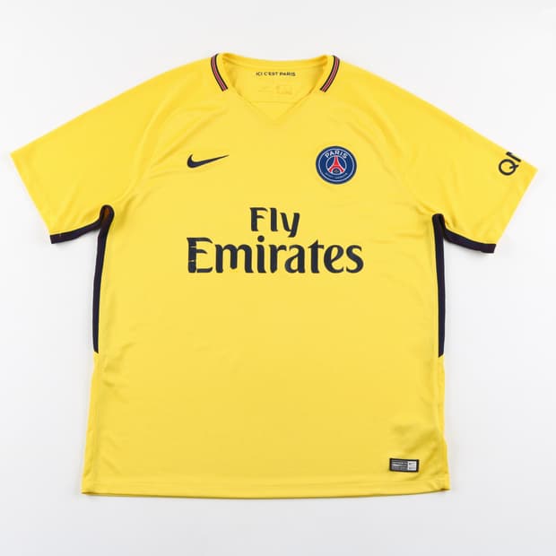 [XL] 나이키 17-18 psg 파리 생제르망 어웨이 유니폼