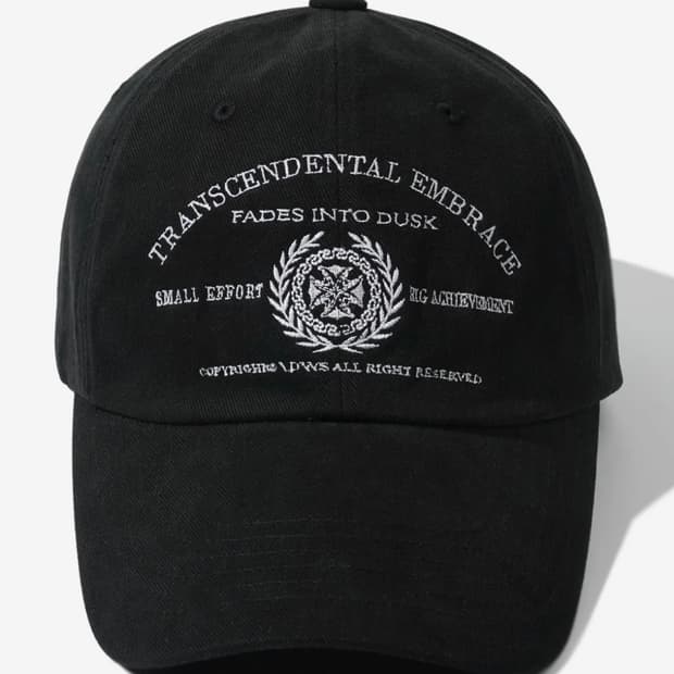 아이돈워너셀 캡 모자 Saga Leaf Maxi Cap Black