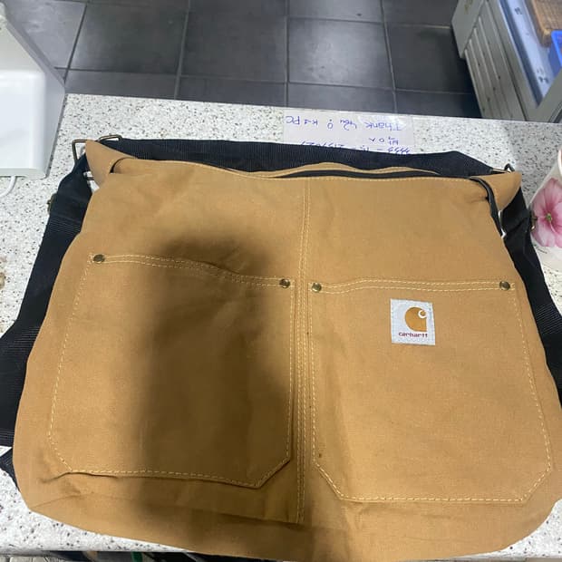 칼하트 브라운 크로스백(백팩가능)