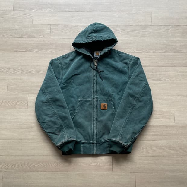 90s 칼하트 J06 HTG 헌터그린 액티브 자켓 J130