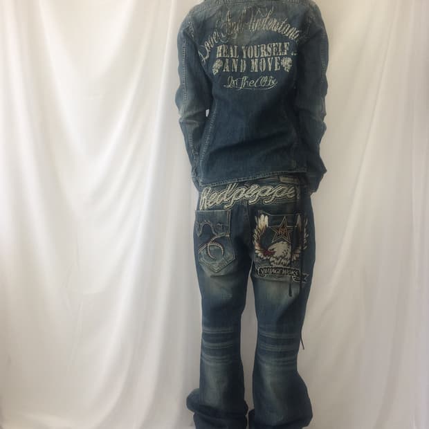 in the attic Back printing washing shirt