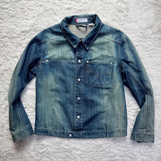 리바이스 엔지니어드 진 청자켓 100