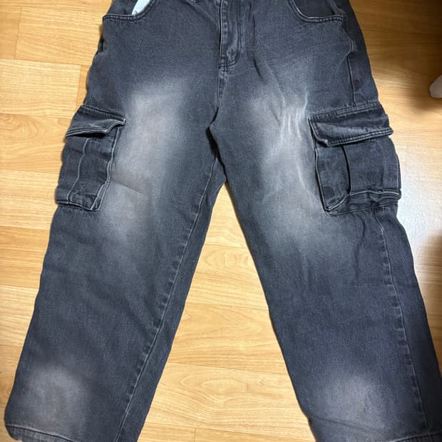 제멋 데님 카고팬츠 32