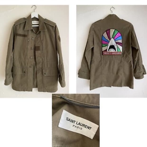 생로랑 16fw 샤크 자켓