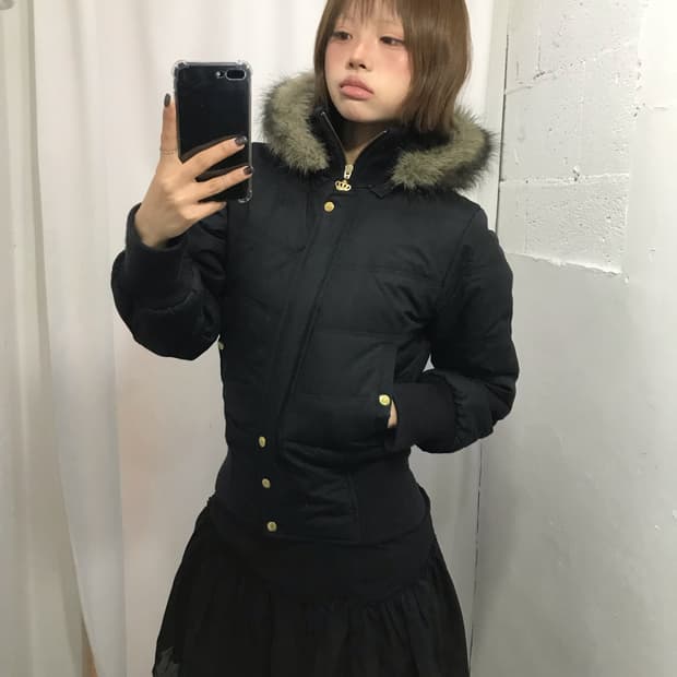  👑아디다스 미시엘리엇 리스펙트미 울프죠 패딩  👑