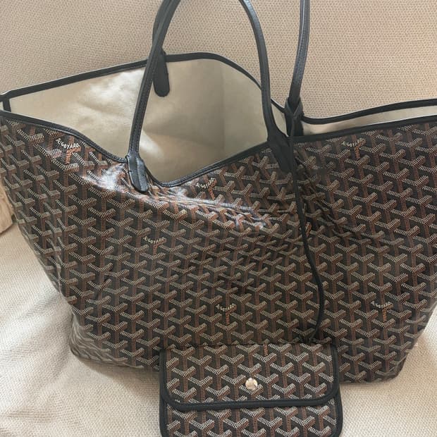 고야드 생루이 GM사이즈 블랙