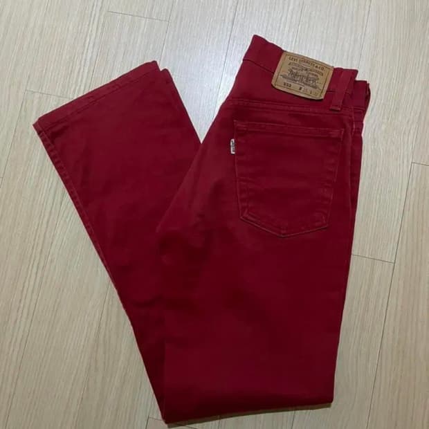 리바이스 빈티지 2000년대 라인 레드