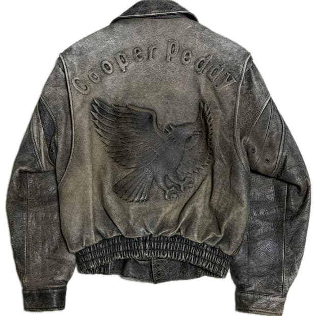 Cooper Peddy Embossed Eagle Leather Jack