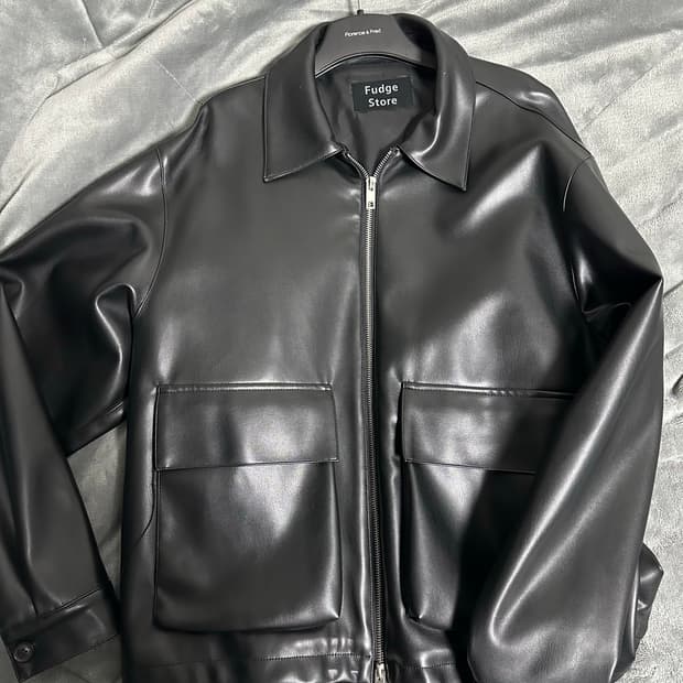 라퍼지 스토어 레더 블루종