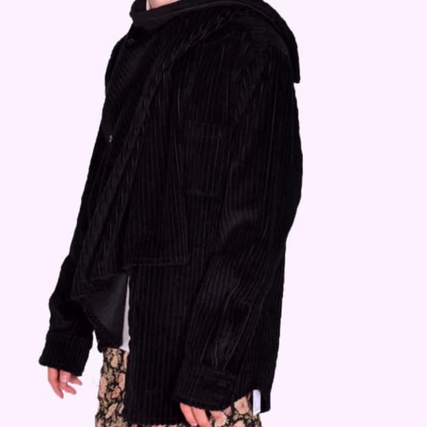 Bless 코듀로이 셔츠