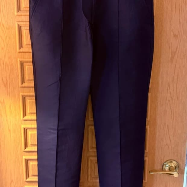 프라다 정품 네이비 본딩 트라우저 42