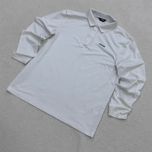 105 핑 남성 기능성 긴팔 카라 티셔츠 0323E