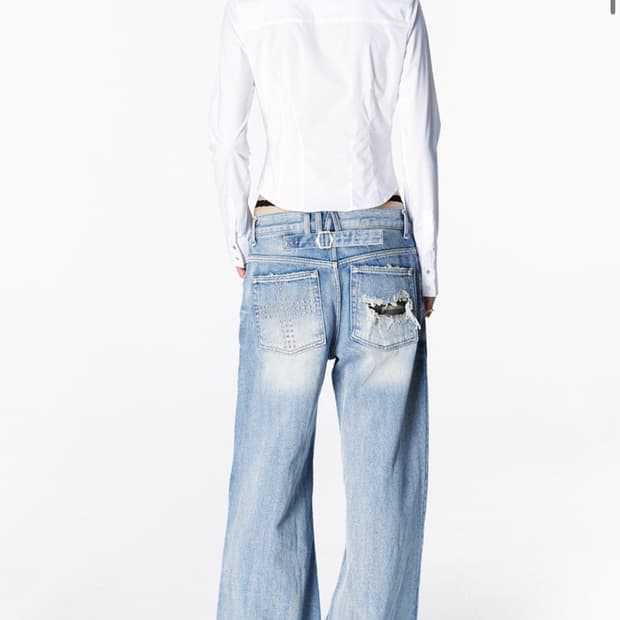 20000아카이브 와이드 데님 