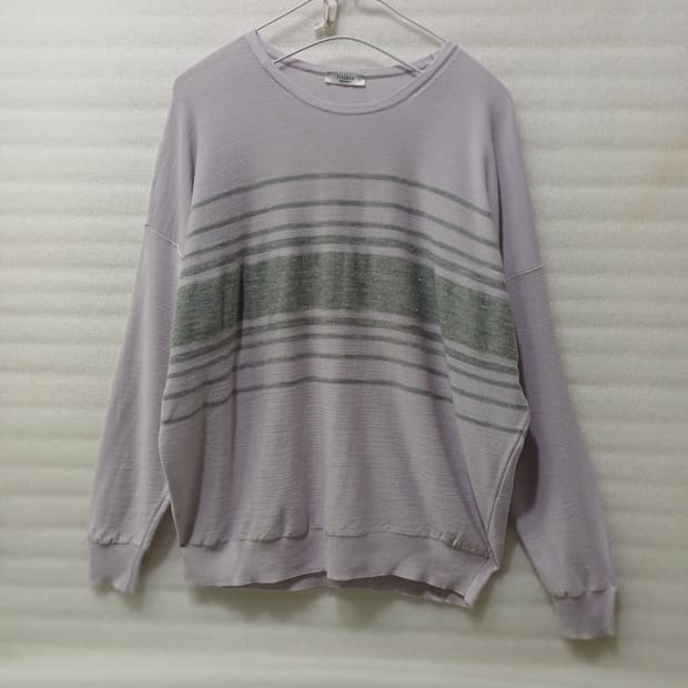 이태리정품 페세리코 봄 가을 울 니트 여성 L 라운드 사랑봉봉