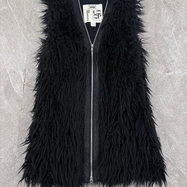 Barneys Newyork Co-op Fur Vest Jacket 