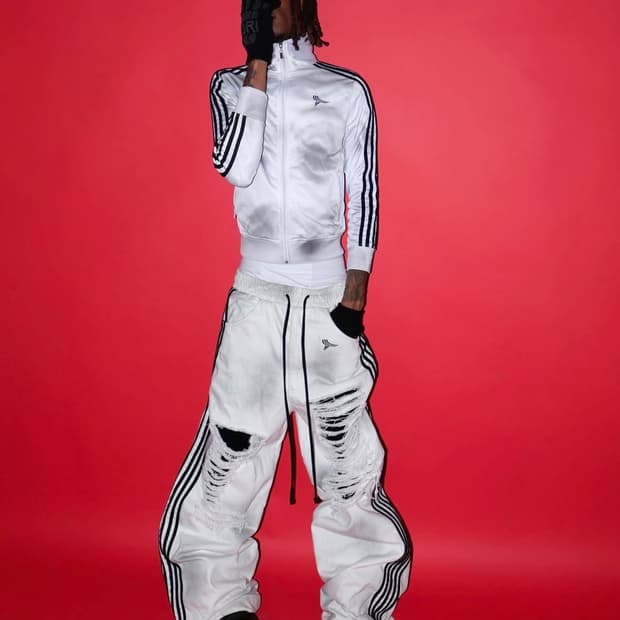 Yori sport 5 stripe dirty pants 28