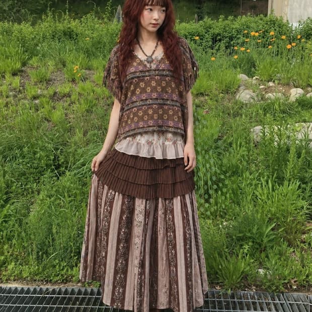 모리걸 브라운 코디 set