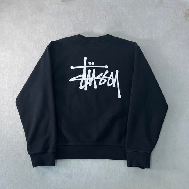 100 스투시 베이직로고 맨투맨