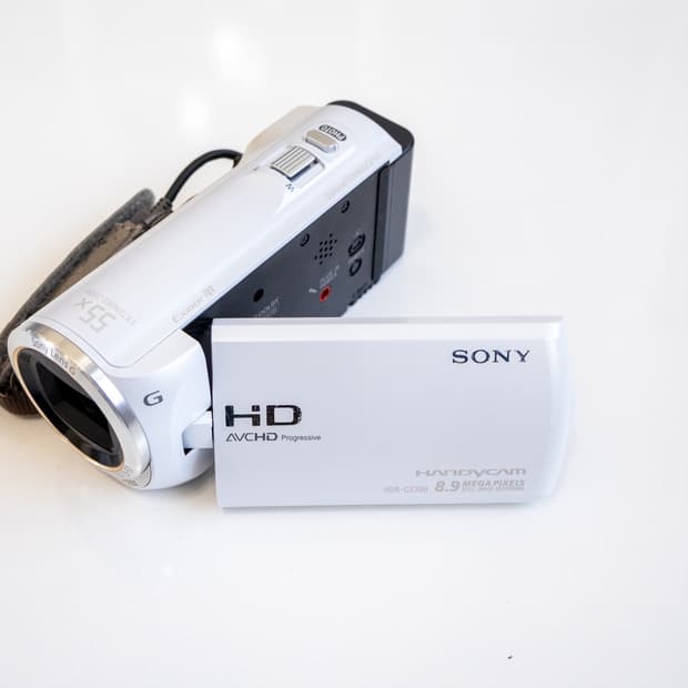 Sony HDR-CX390-W / 빈티지 디지털 캠코더 