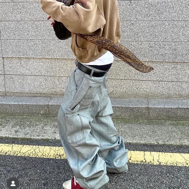 언더마이카 스트라이프 엔지니어드 팬츠 1
