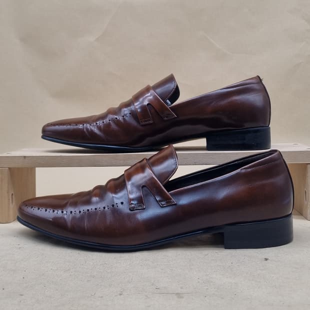 멜빈바이탠디 남성 가죽로퍼 265