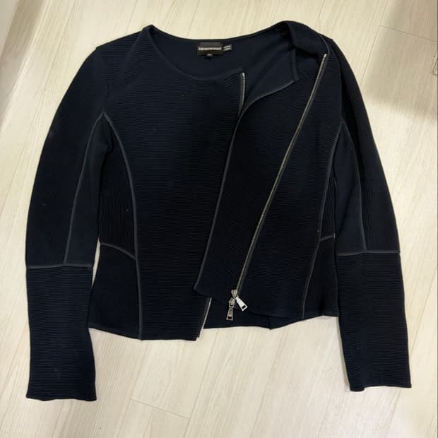 Emporio Armani Knit Biker Jacket