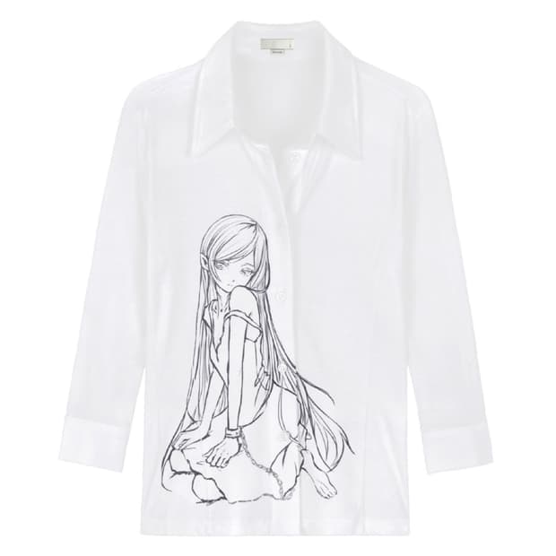 본네 Three-quarter sleeve shirt 쓰리쿼터 셔츠