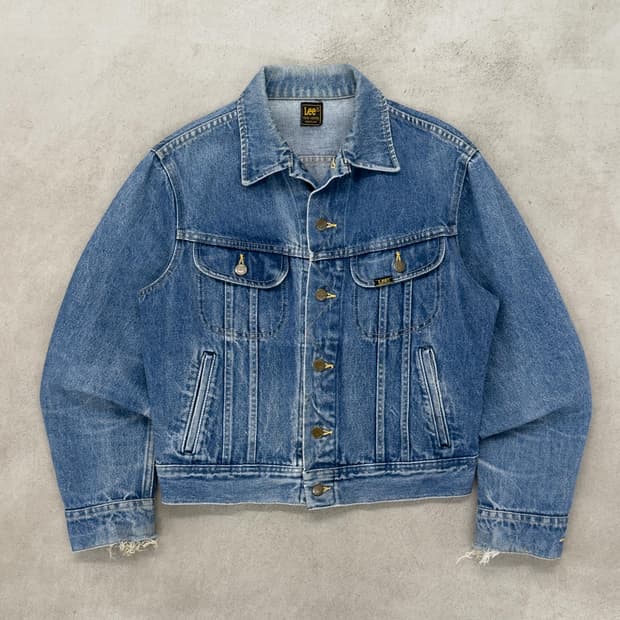 70s USA Lee 220 라이더스 데님 트러커 자켓