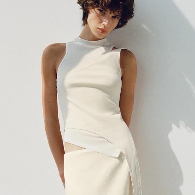 Zara 초커 레이어드 슬리브리스