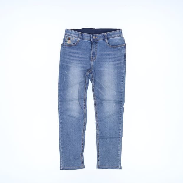 L 고급 여성 히든밴딩 데님팬츠 0121H2