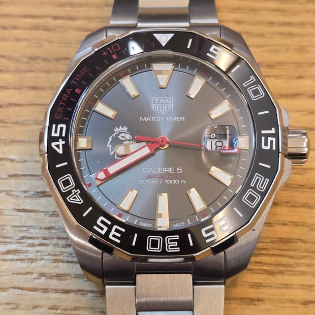 태그호이어 프리미어리그 에디션 매치타임