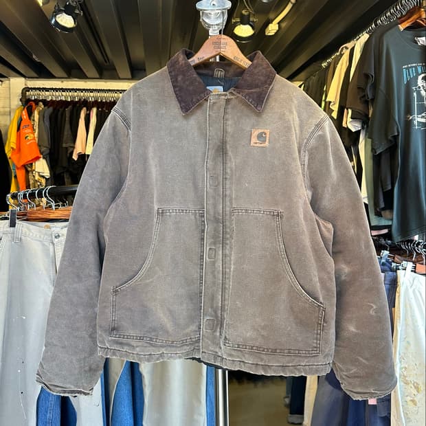 00s 칼하트 덕 워크 자켓 made in usa