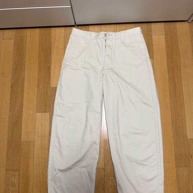 유니클로U 와이드 치노팬츠 natural 79cm