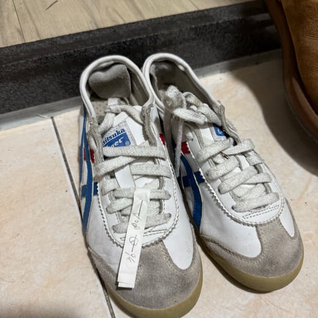 오니츠카타이거 멕시코 66 스니커즈 225 세탁완ㄹㅛ