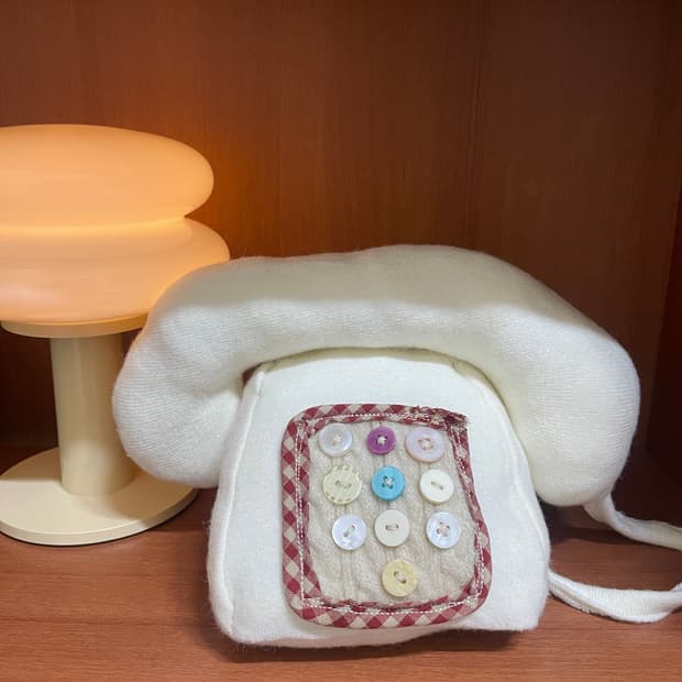 핸드메이드 인테리어 전화기 오브제