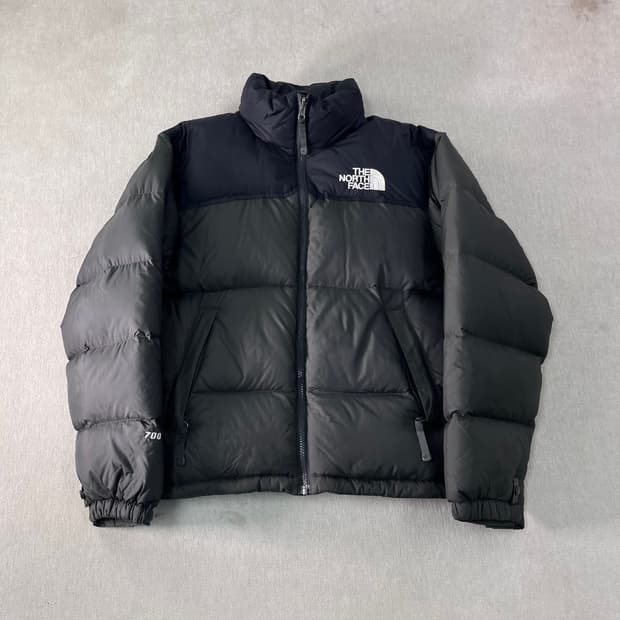 95 노스페이스 눕시 700 1996 챠콜 카키 패딩