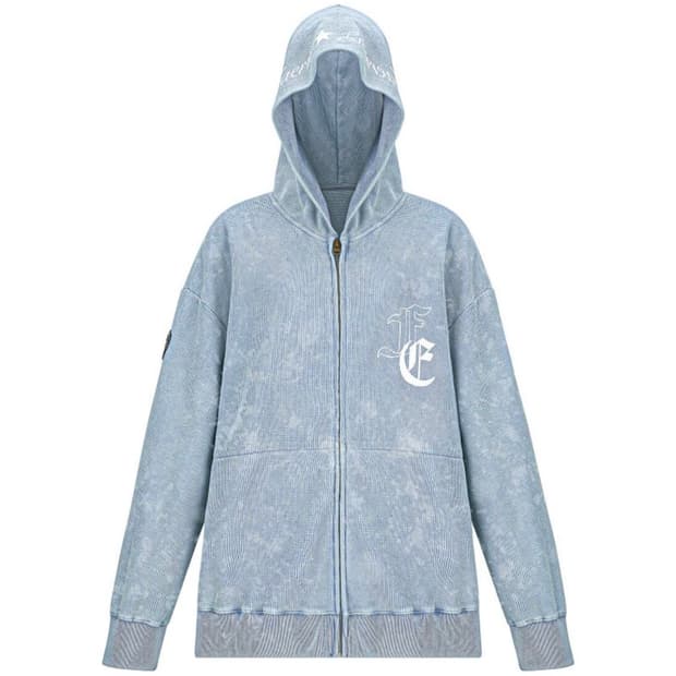 샵페어리 워싱 와플 후드집업