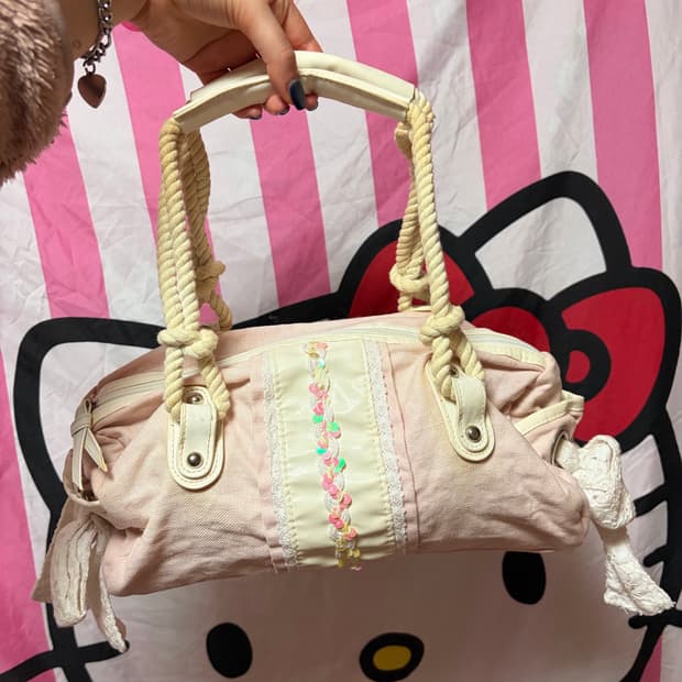 페일핑크 레이스 백