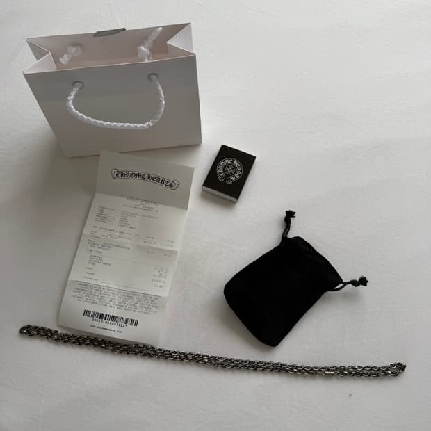 (새상품) 크롬하츠 페이퍼체인 30인치