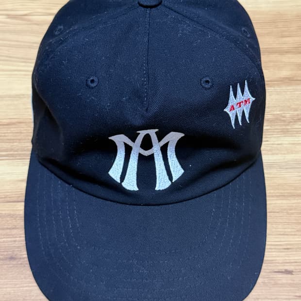 ATM LOGO BALL CAP [BLACK]
